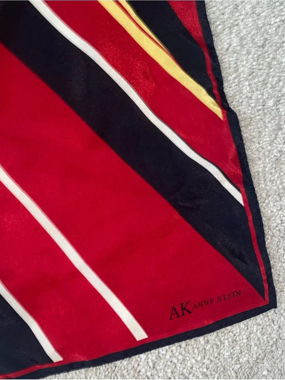 Anne Klein VTG Silk Scarf Multiple Colors